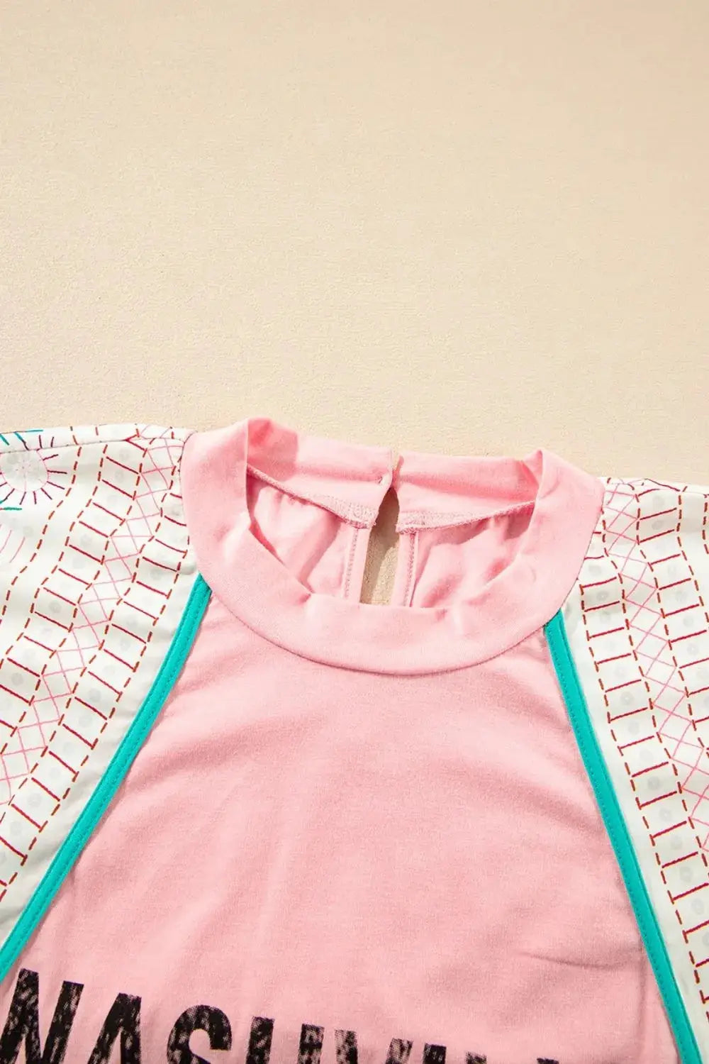 NASHVILLE Printed Patchwork Tank - Clothes For Her Online Store