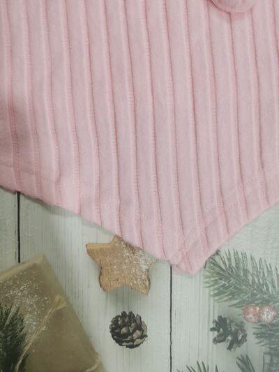 Drawstring Ruched Long Sleeve Ribbed Top - Clothes For Her Online Store