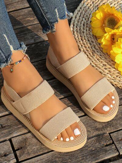 Open Toe Platform Sandals - Clothes For Her Online Store