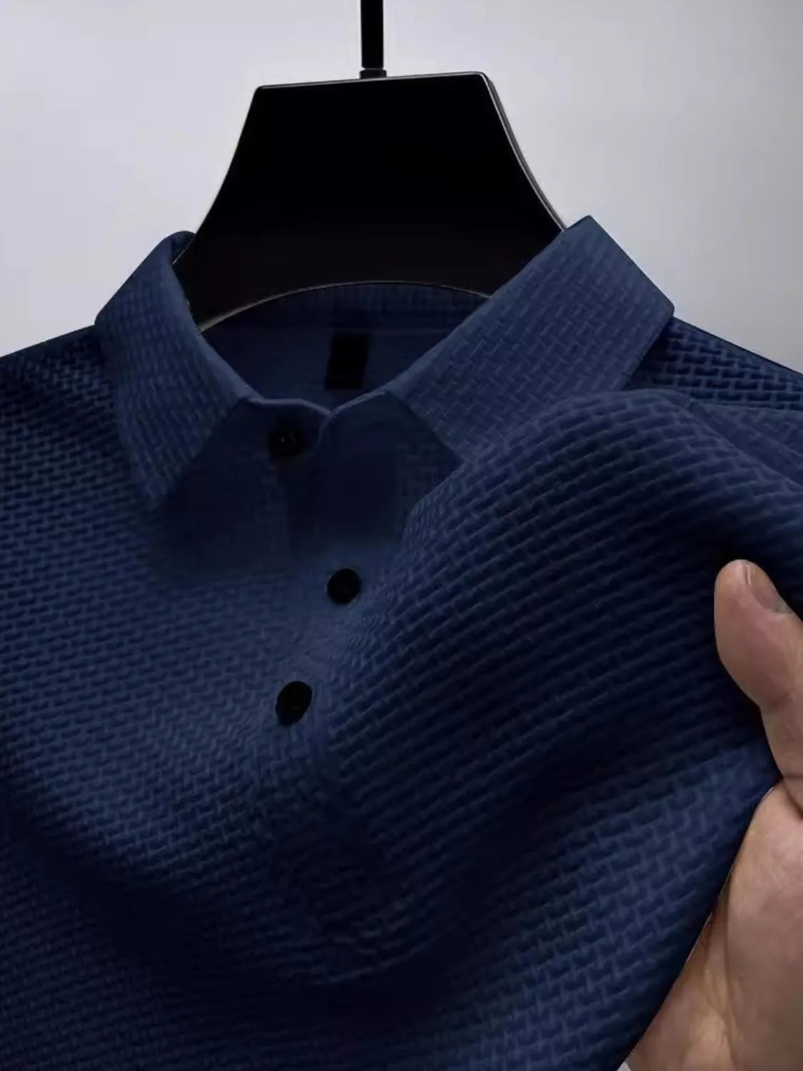 Men's Full Size Collared Neck Polo Plus Size