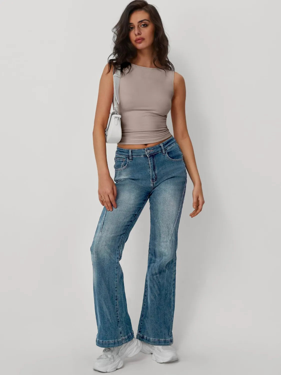 Solid Round Neck Tank