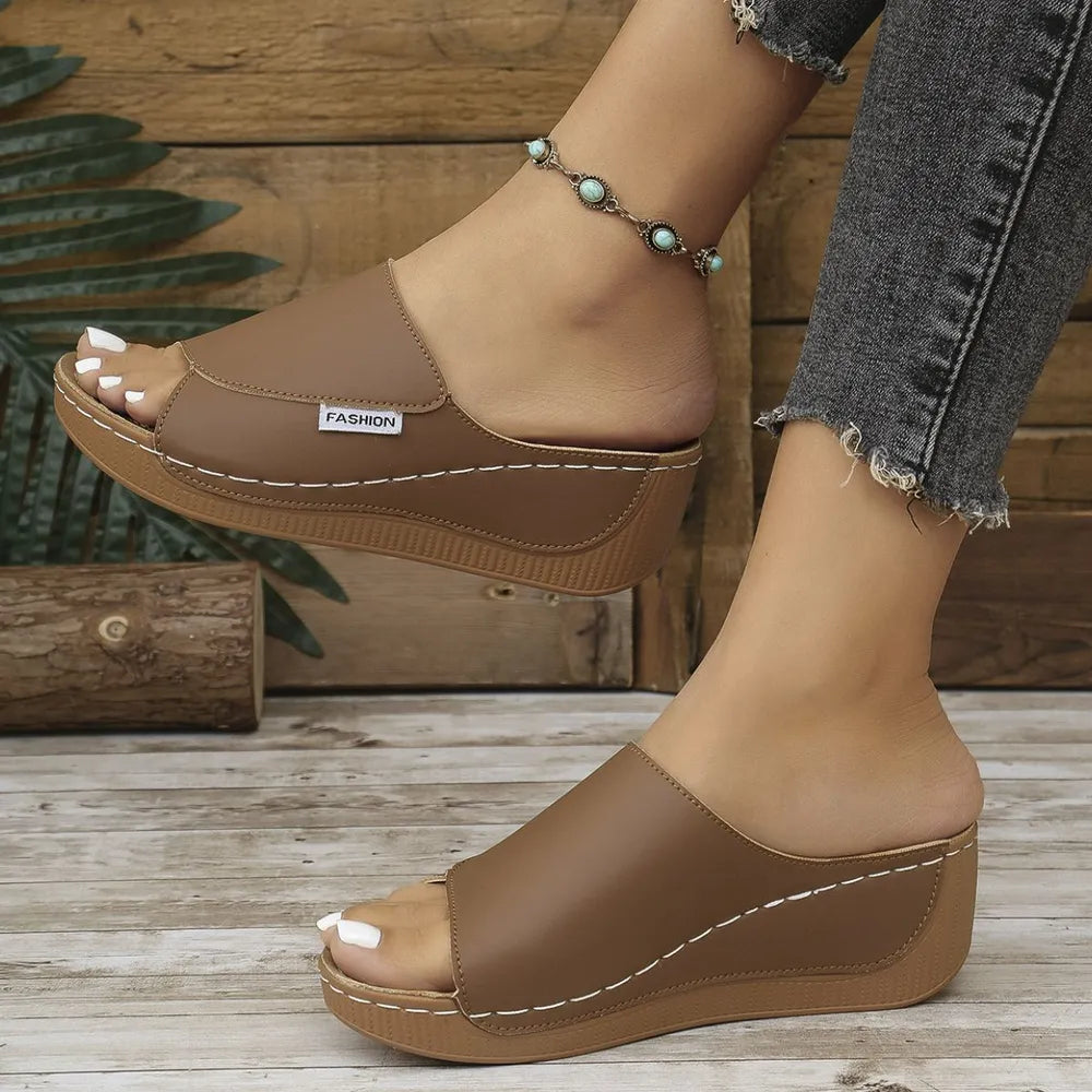 Open Toe Wedge Sandals