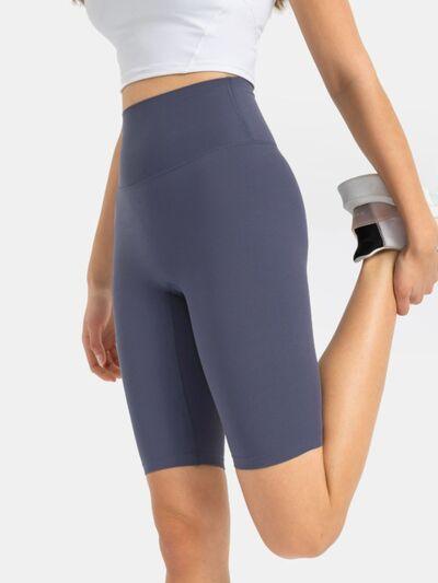 Millennia High Rise Wide Waistband Active Shorts - Clothes For Her Online Store