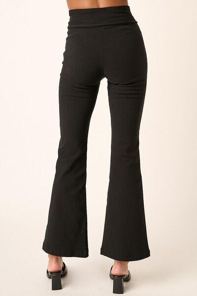 Mittoshop Surplice V Waist Flare Pants - Clothes For Her Online Store