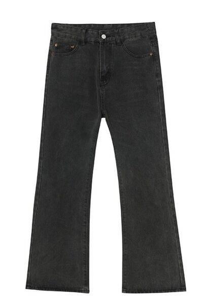 Mid Rise Jeans with Pockets - Clothes For Her Online Store