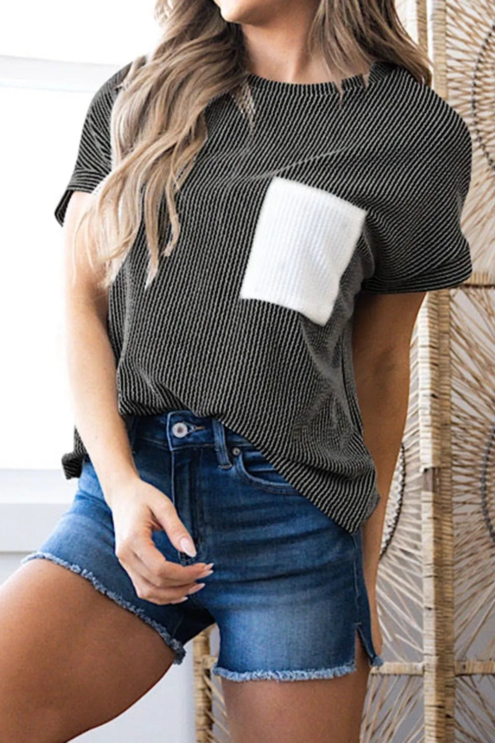 Round Neck Short Sleeve T-Shirt