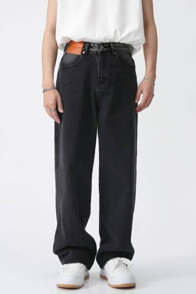 Wide Leg Jeans with Pockets - Clothes For Her Online Store