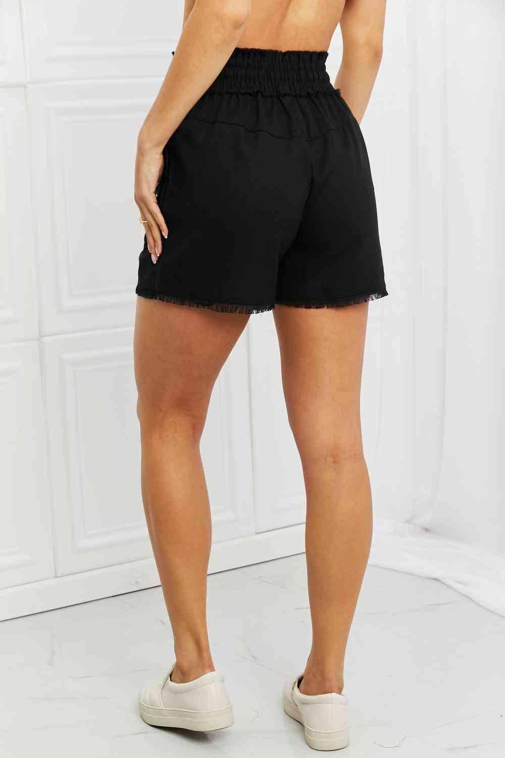 Zenana Seaside Full Size Linen Shorts - Clothes For Her Online Store