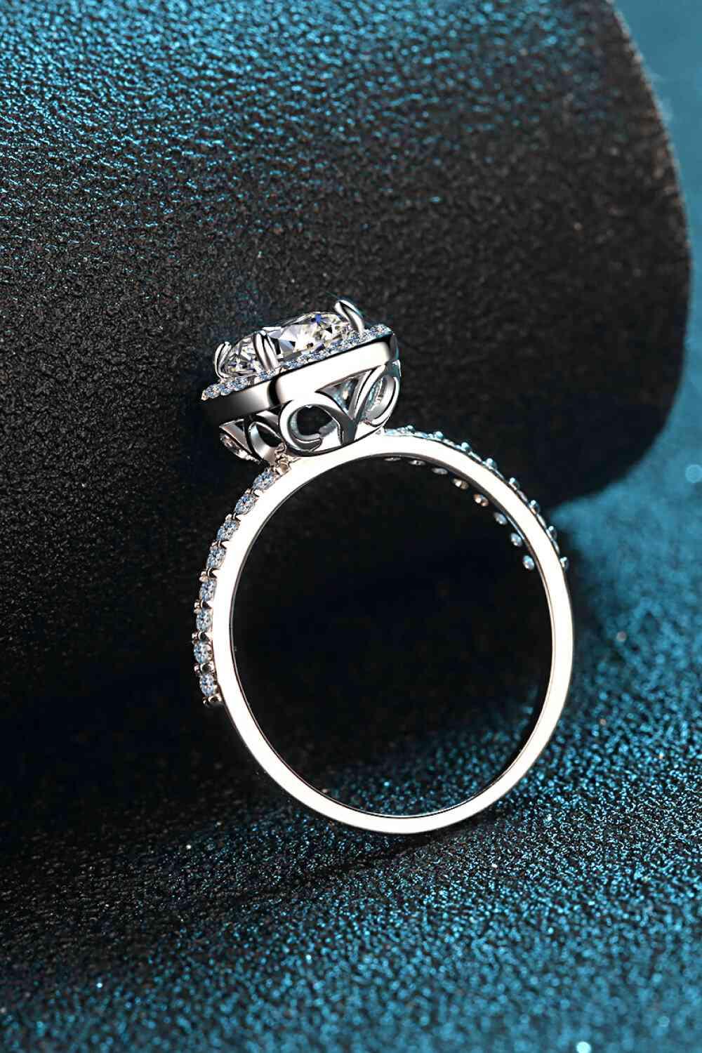 Square Moissanite Ring - Clothes For Her Online Store