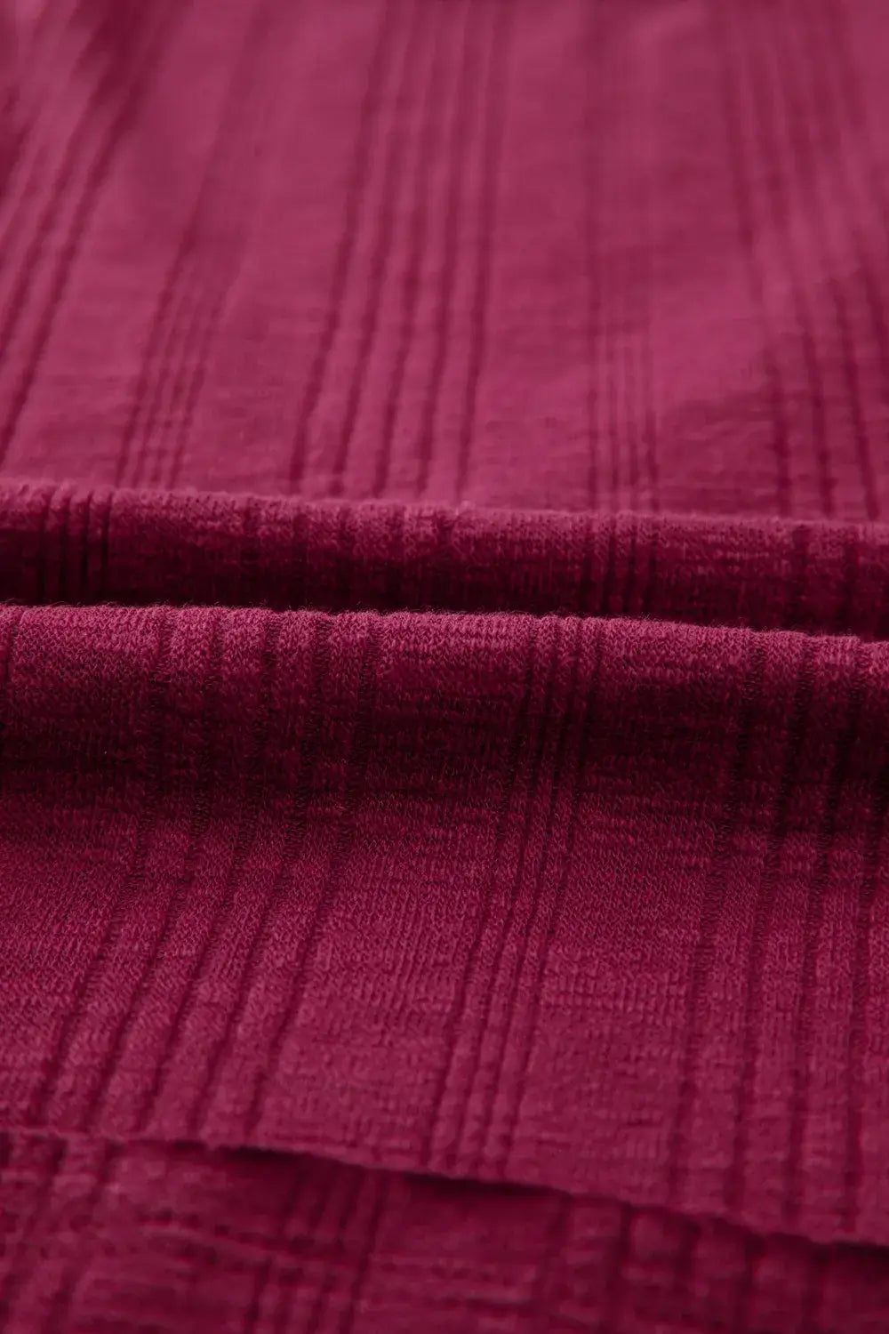 Ribbed Textured Exposed Stitching Knit Tank Top