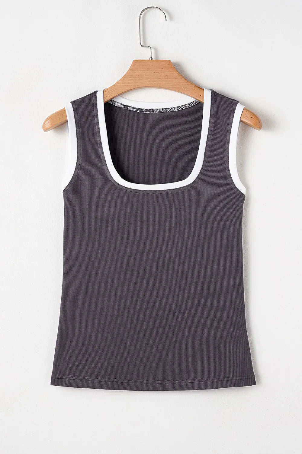 Square Neck Wide Strap Tank