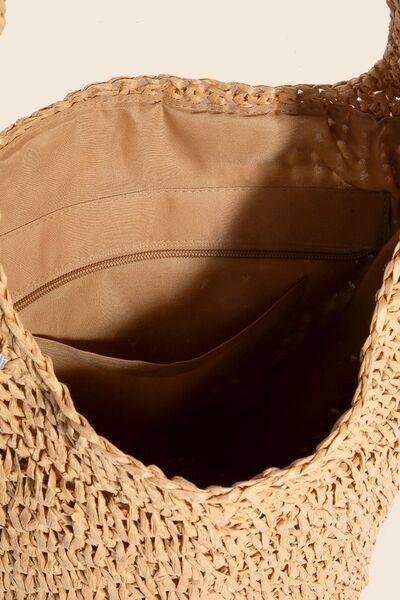 Fame Intricate Braided Hobo Shoulder Bag - Clothes For Her Online Store