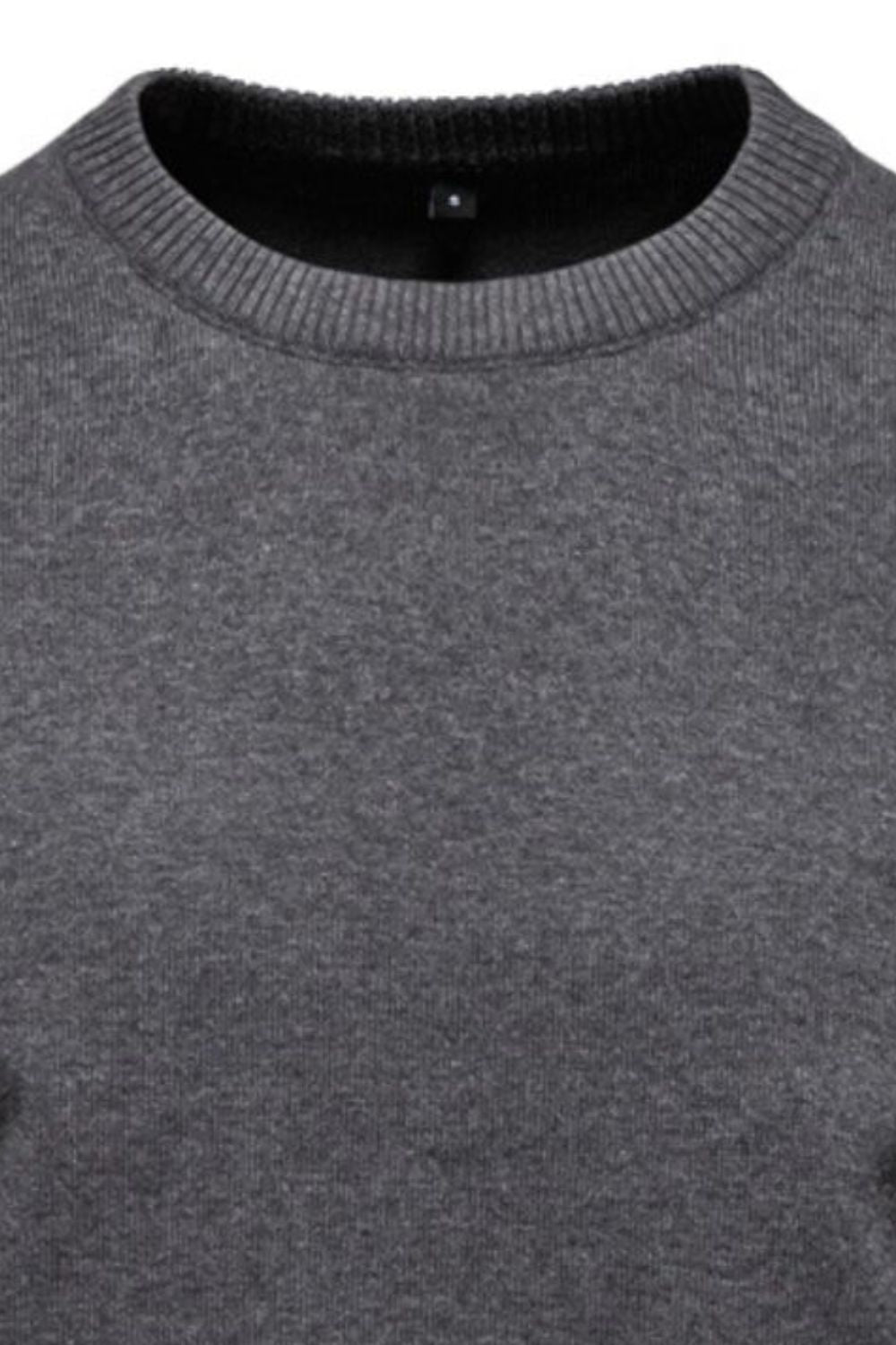 Men's Round Neck Long Sleeve Sweater - Clothes For Her Online Store