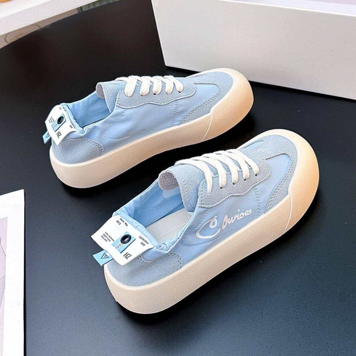 Lace Up Platform Sneakers - Clothes For Her Online Store