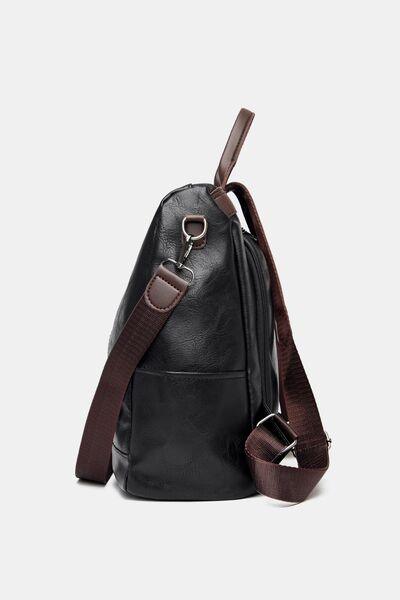 PU Leather Backpack Bag - Clothes For Her Online Store