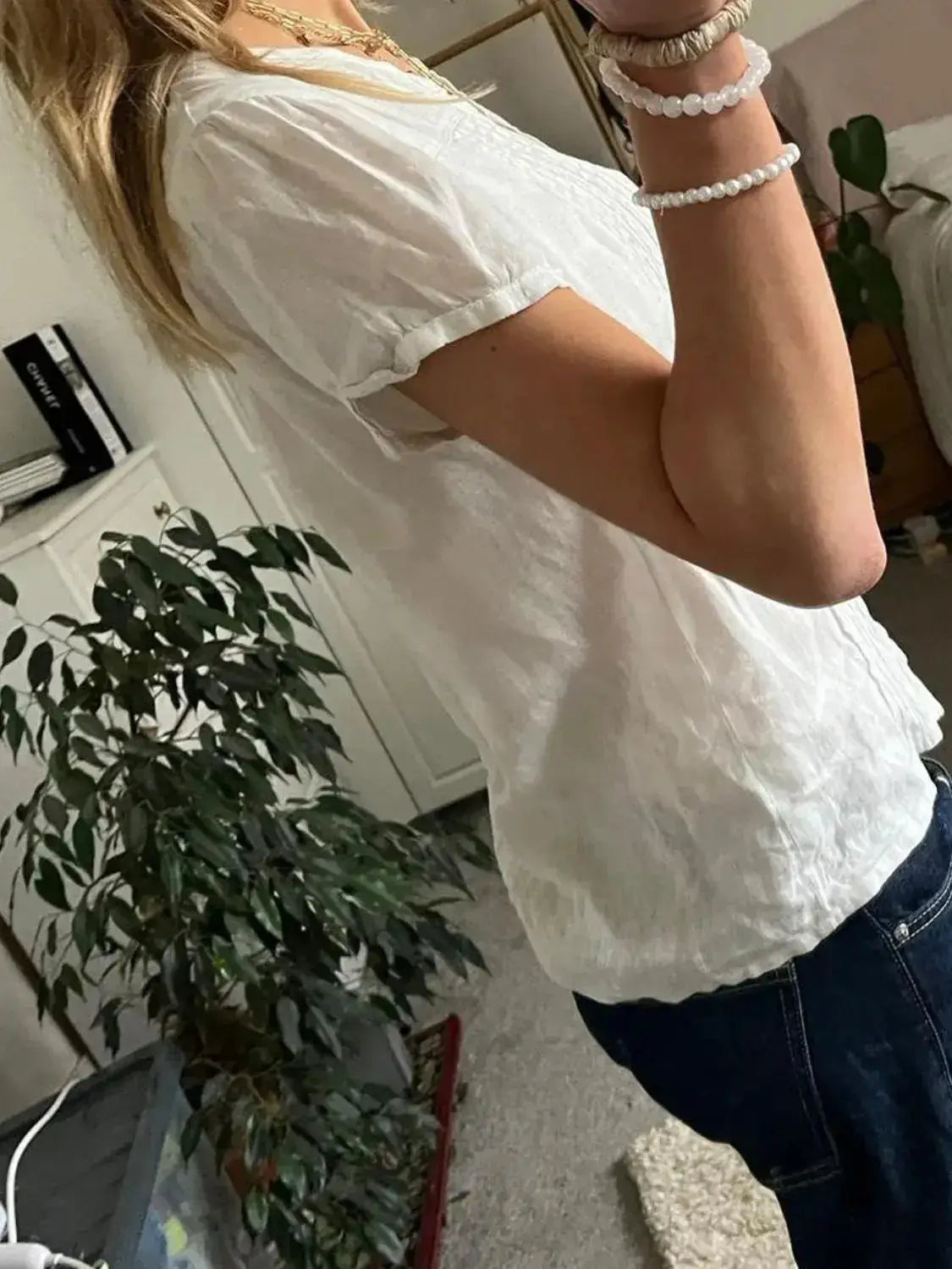 Button Down Short Sleeve Shirt - Clothes For Her Online Store