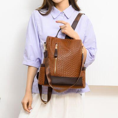 PU Leather Backpack Bag - Clothes For Her Online Store