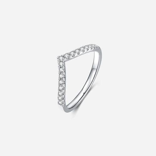 Moissanite 925 Sterling Silver Ring - Clothes For Her Online Store