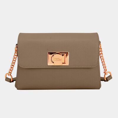 David Jones PU Leather Crossbody Bag - Clothes For Her Online Store