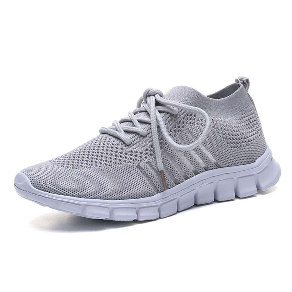 Breathable Mesh Round Toe Lace Up Athletic - Clothes For Her Online Store