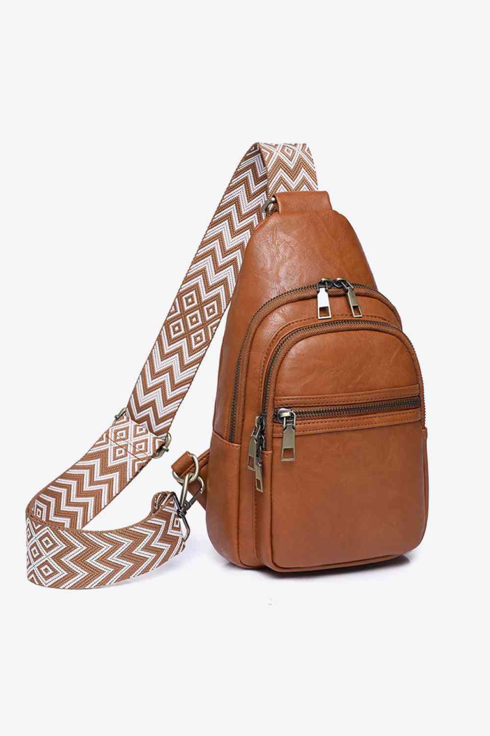 Adored It's Your Time PU Leather Sling Bag - Clothes For Her Online Store