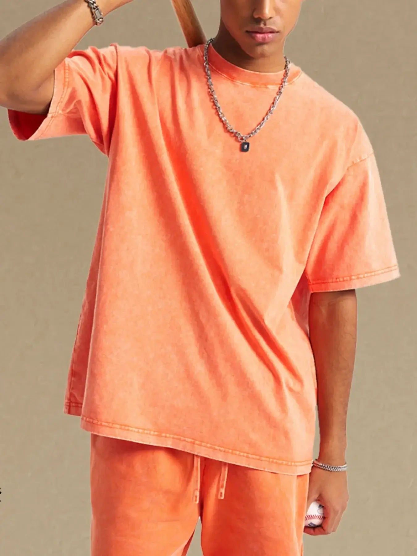 Men's Vintage Washed Oversized T-Shirt