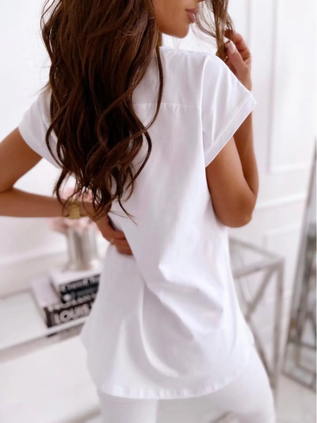 V-Neck Short Sleeve T-Shirt