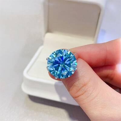 5 Carat Moissanite 925 Sterling Silver Ring - Clothes For Her Online Store