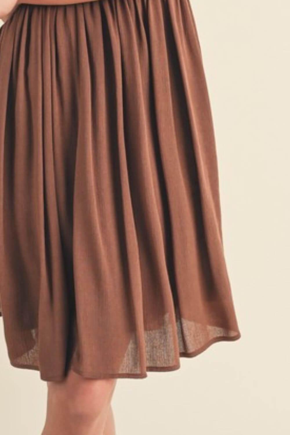 Aemi + Co Ruched Plunge Mini Cami Dress - Clothes For Her Online Store
