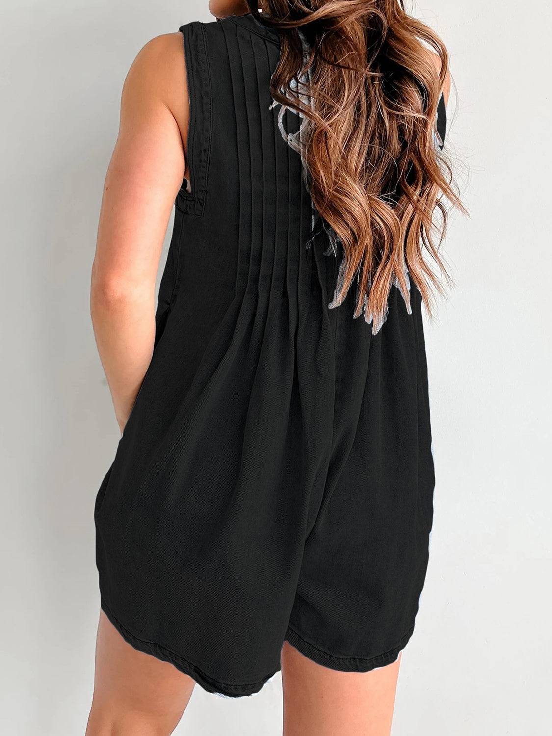 Tied Romper with Pockets - Clothes For Her Online Store