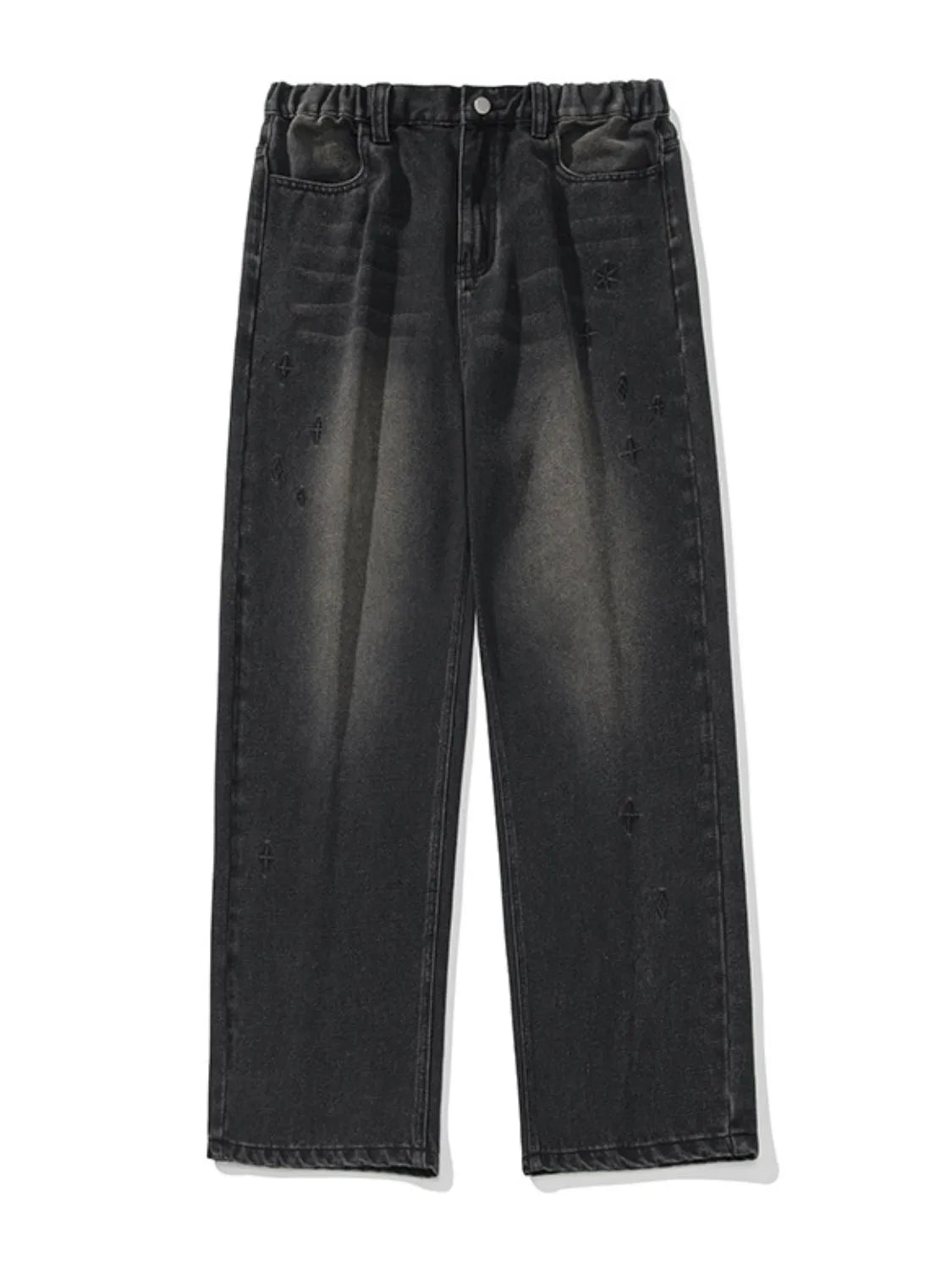 Men's Plus Size Wide Leg Jeans
