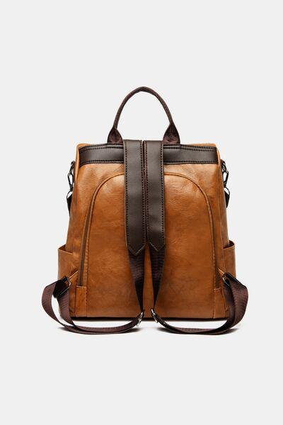 PU Leather Backpack Bag - Clothes For Her Online Store
