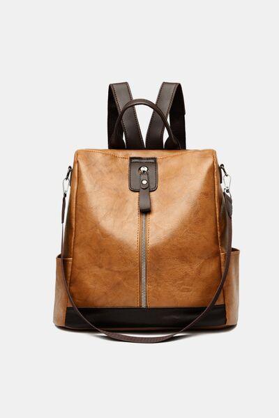 PU Leather Backpack Bag - Clothes For Her Online Store
