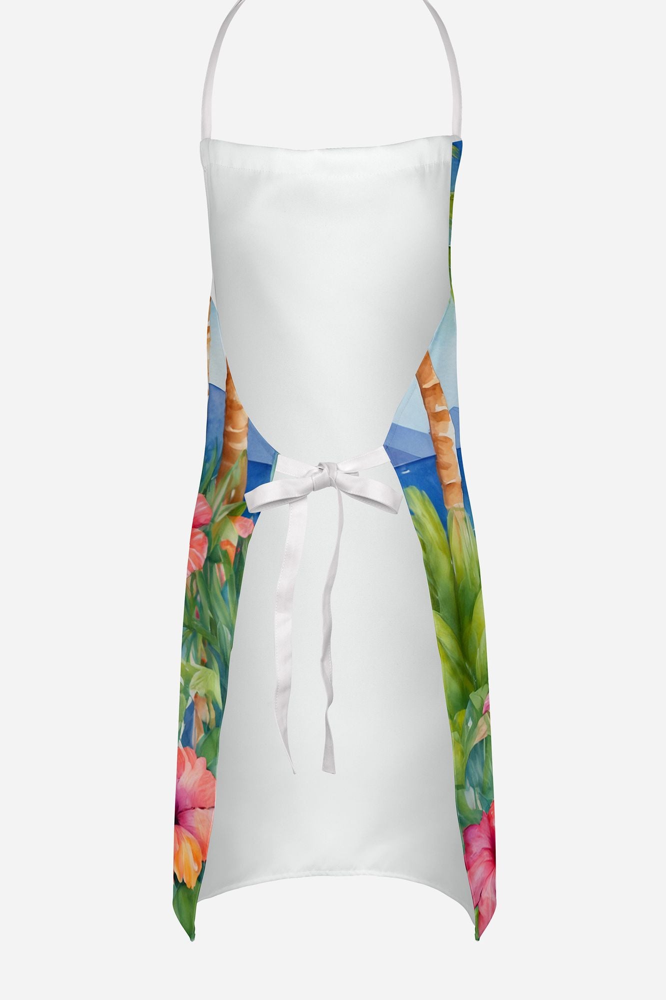 Great Dane Luau Apron Cooking Kitchen Server Baking Crafts Gardening for Adult Women Men, Unisex, Large, Multicolor
