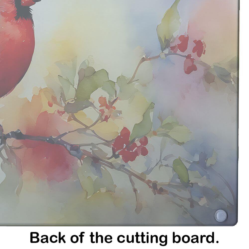 NEW Cardinal Glass Cutting Board Decorative Tempered Glass Kitchen Cutting and Serving Board Large Size Chopping Board