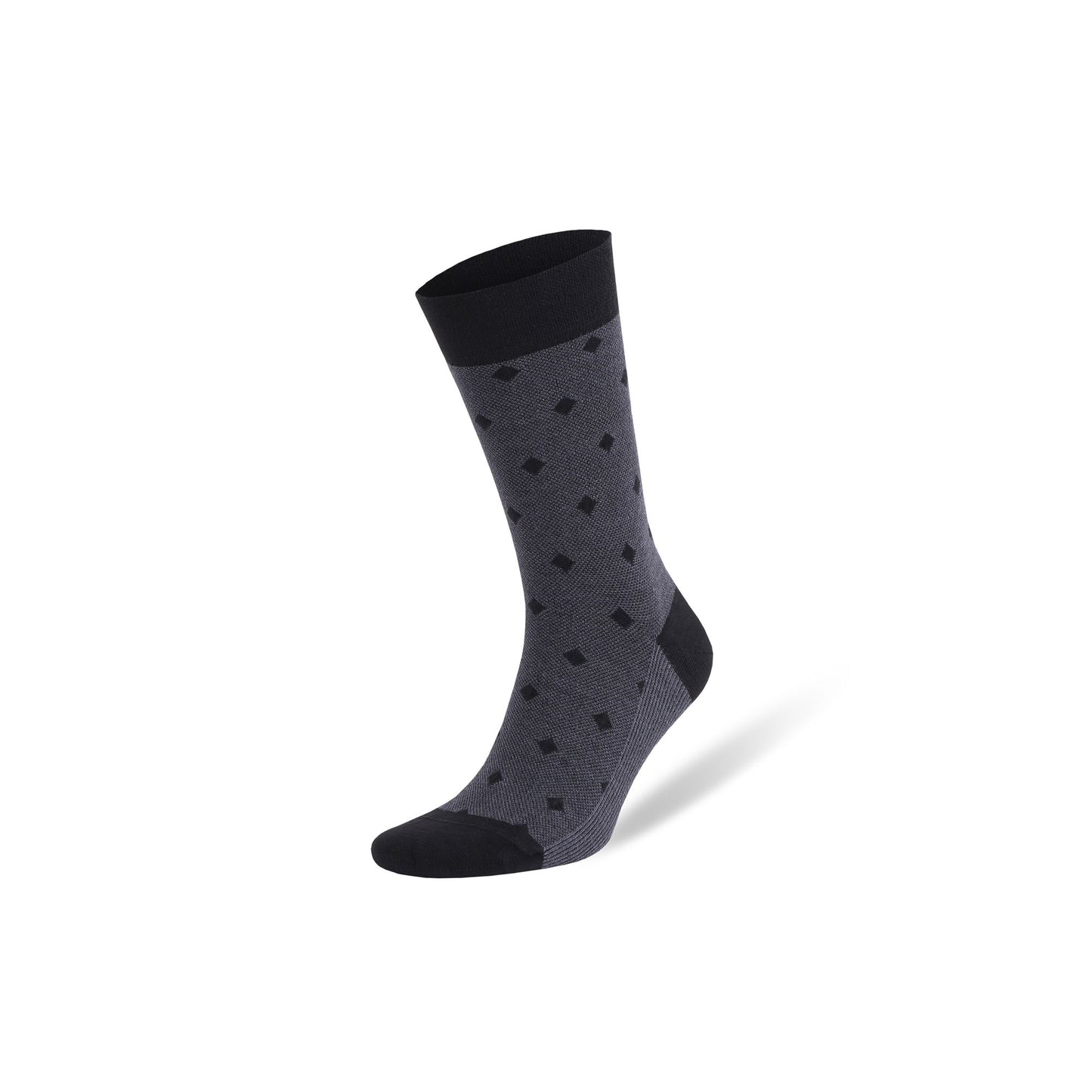 Bamboo Dress Socks for Men Bamboo Fiber Business Trouser Socks 6 Pairs with Gift Box