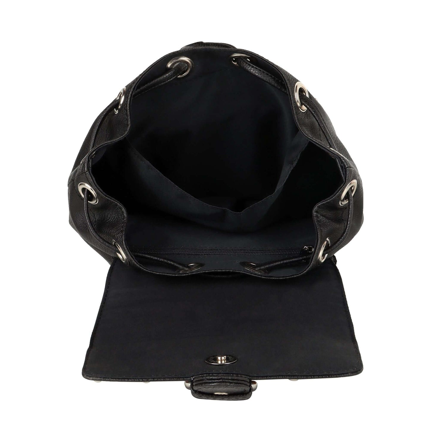 Melanie Brown Leather Mini Backpack