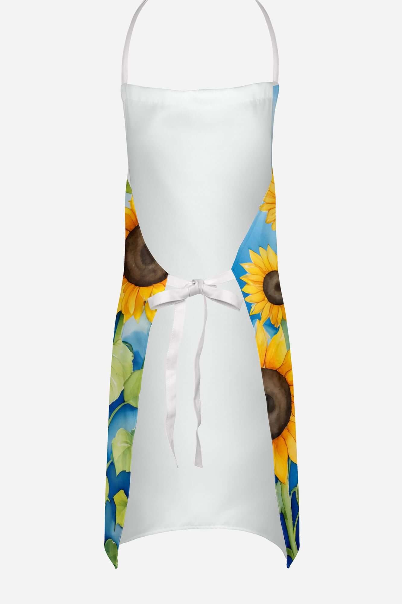 Black Poodle in Sunflowers Apron Cooking Kitchen Server Baking Crafts Gardening for Adult Women Men, Unisex, Large, Multicolor