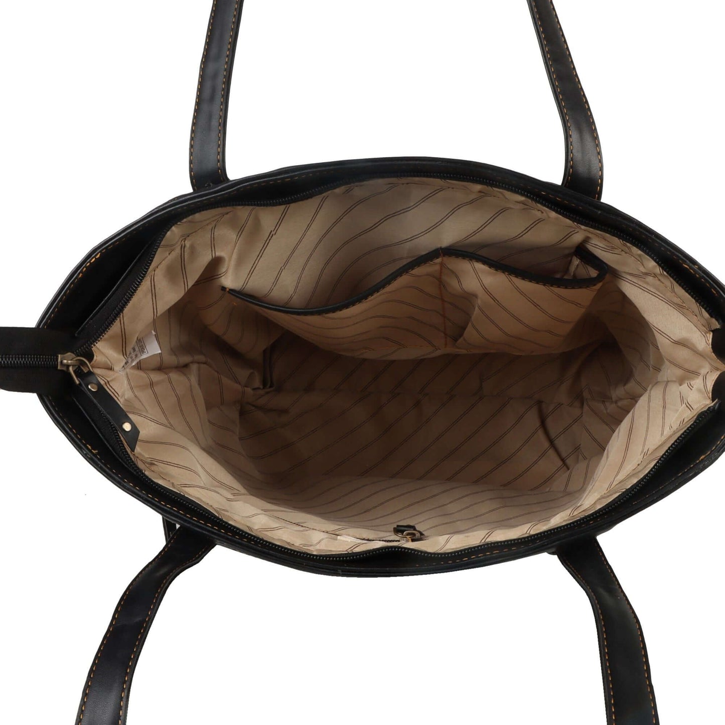 Evelyn Large Tote Shoulder Bag made with upcycled leather + premium vegan leather