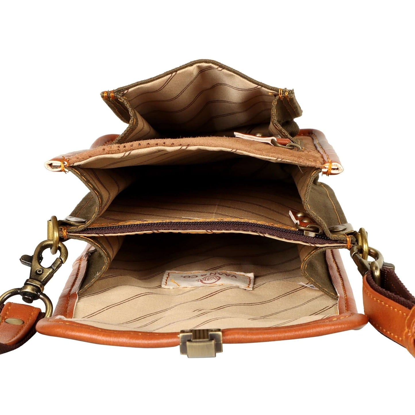 Harley Mini Expandable Crossbody w/ Buckle Clasp - OG Green