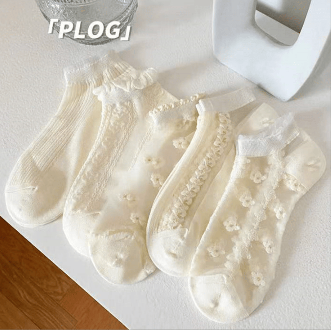 5Pairs Women Socks Short Boat Invisiable Chaussette Femme Skarpety Cotton Ankle Meias Sock Female Breathable Calcetines Mujer