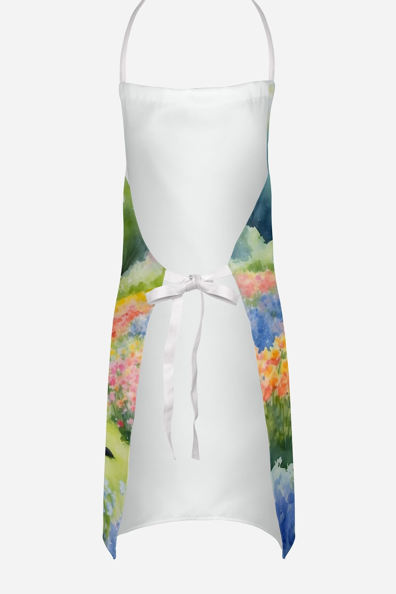 Labrador Retriever Spring Path Apron Cooking Kitchen Server Baking Crafts Gardening for Adult Women Men, Unisex, Large, Multicolor