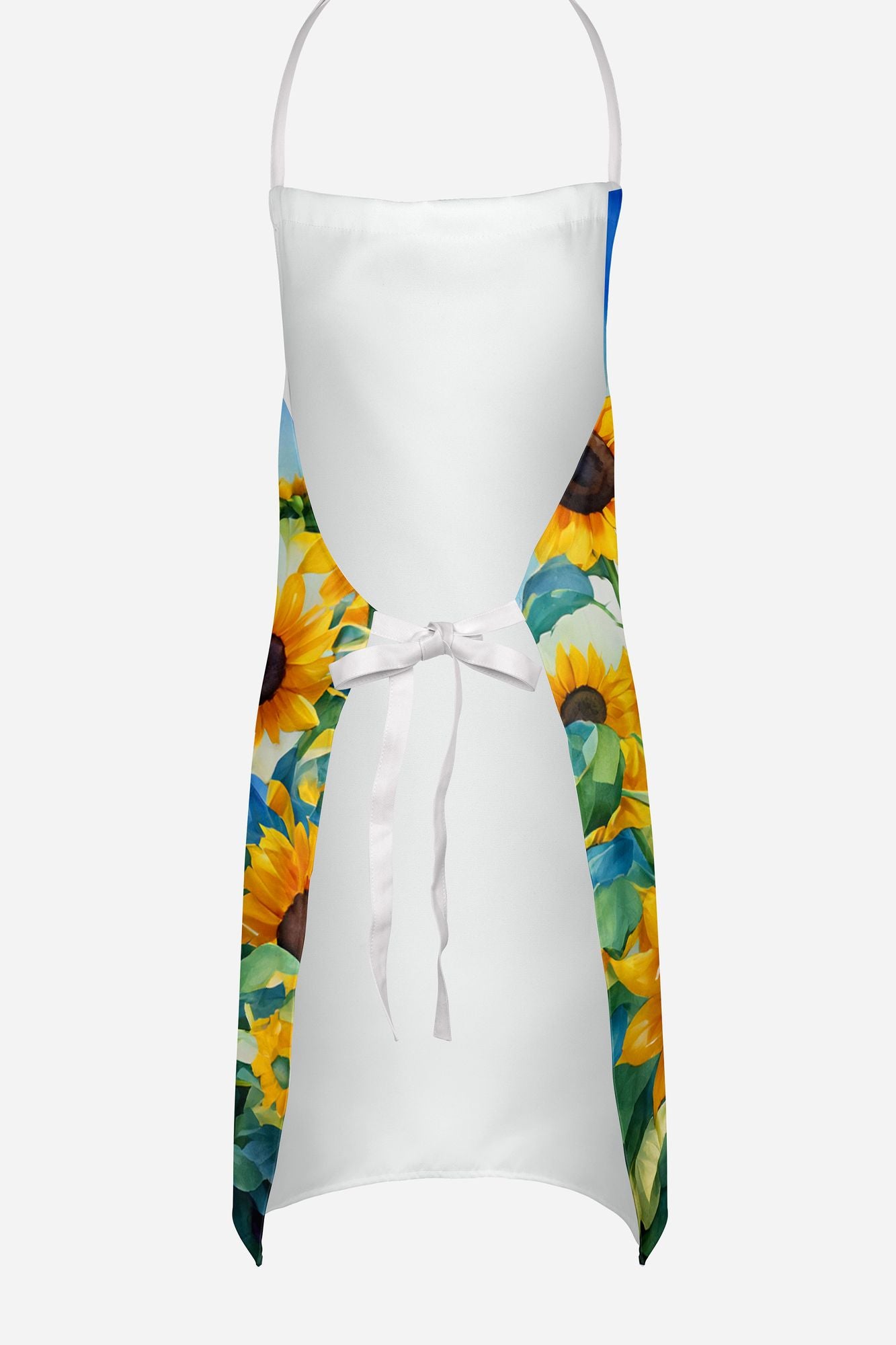 Boxer in Sunflowers Apron Cooking Kitchen Server Baking Crafts Gardening for Adult Women Men, Unisex, Large, Multicolor