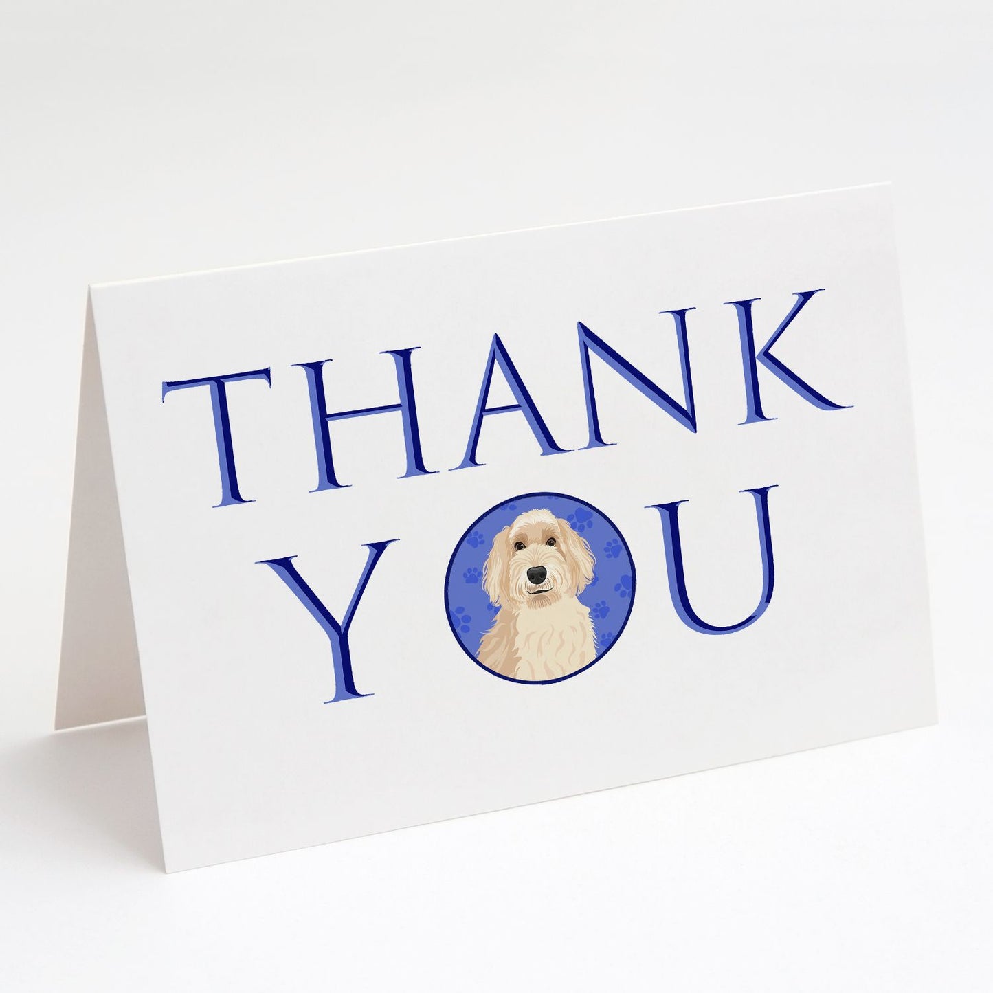 Doodle Fawn #2 Thank You Greeting Cards Pack of 8 Blank Cards with Envelopes Whimsical A7 Size 5x7 Blank Note Cards