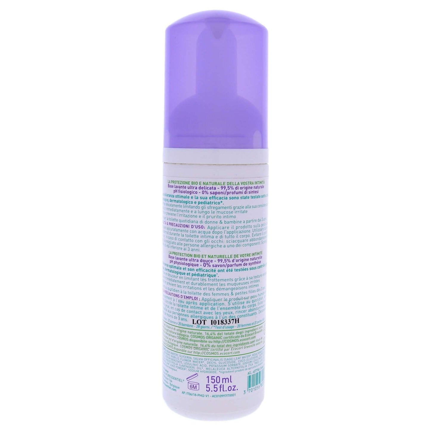 Intimate Hygiene Gentle Cleansing Foam by Puressentiel for Women - 5.5 oz Foam - Clothes For Her Online Store