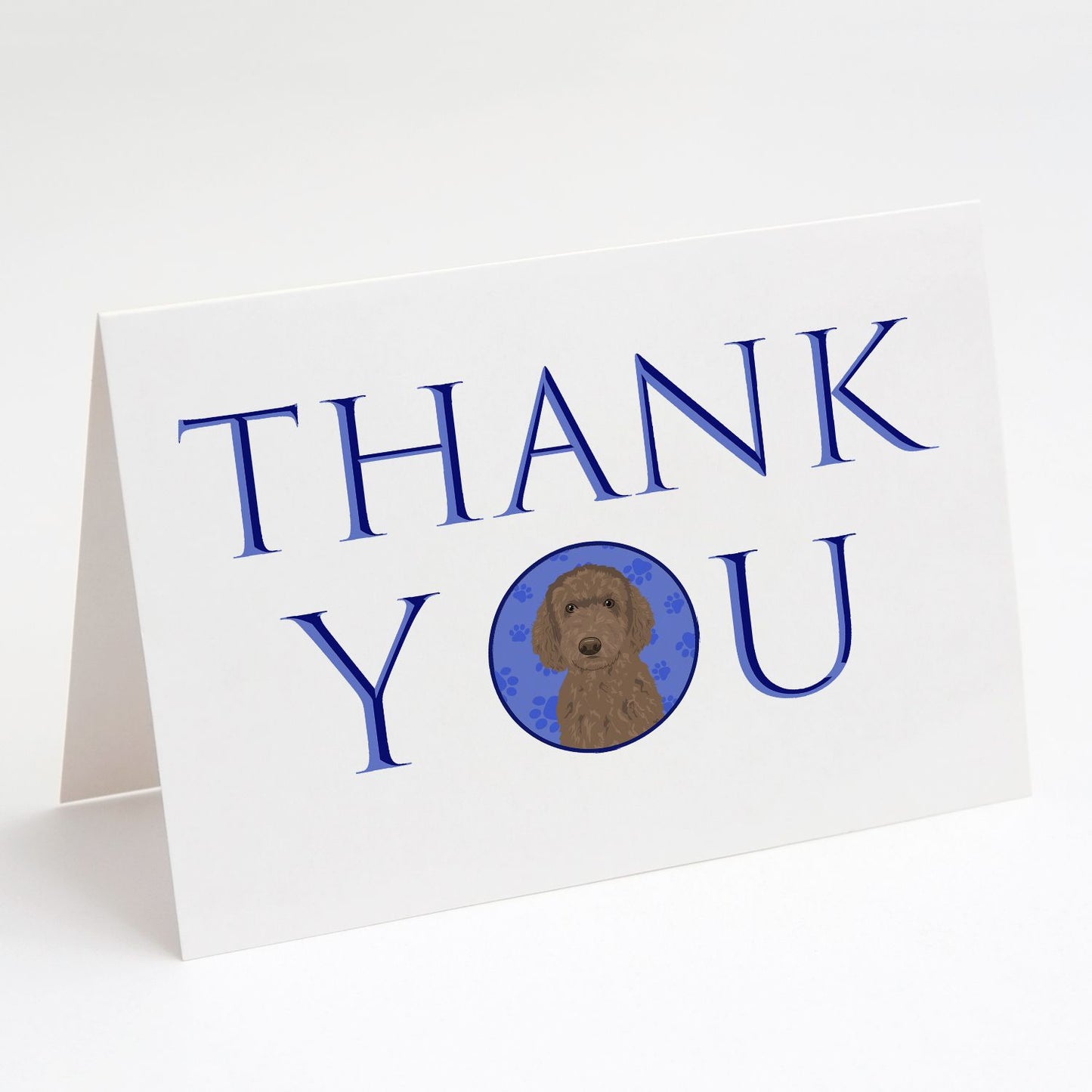 Doodle Chocolate #2 Thank You Greeting Cards Pack of 8 Blank Cards with Envelopes Whimsical A7 Size 5x7 Blank Note Cards