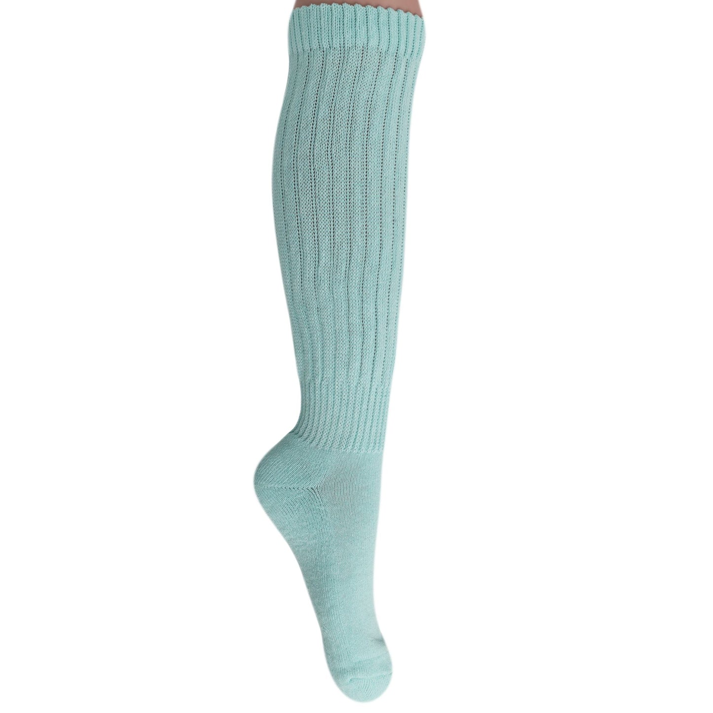 Slouch Socks for Women Extra Long Heavy Slouchy Scrunch Cotton Socks 1 Pair Shoe Size 5 to 10