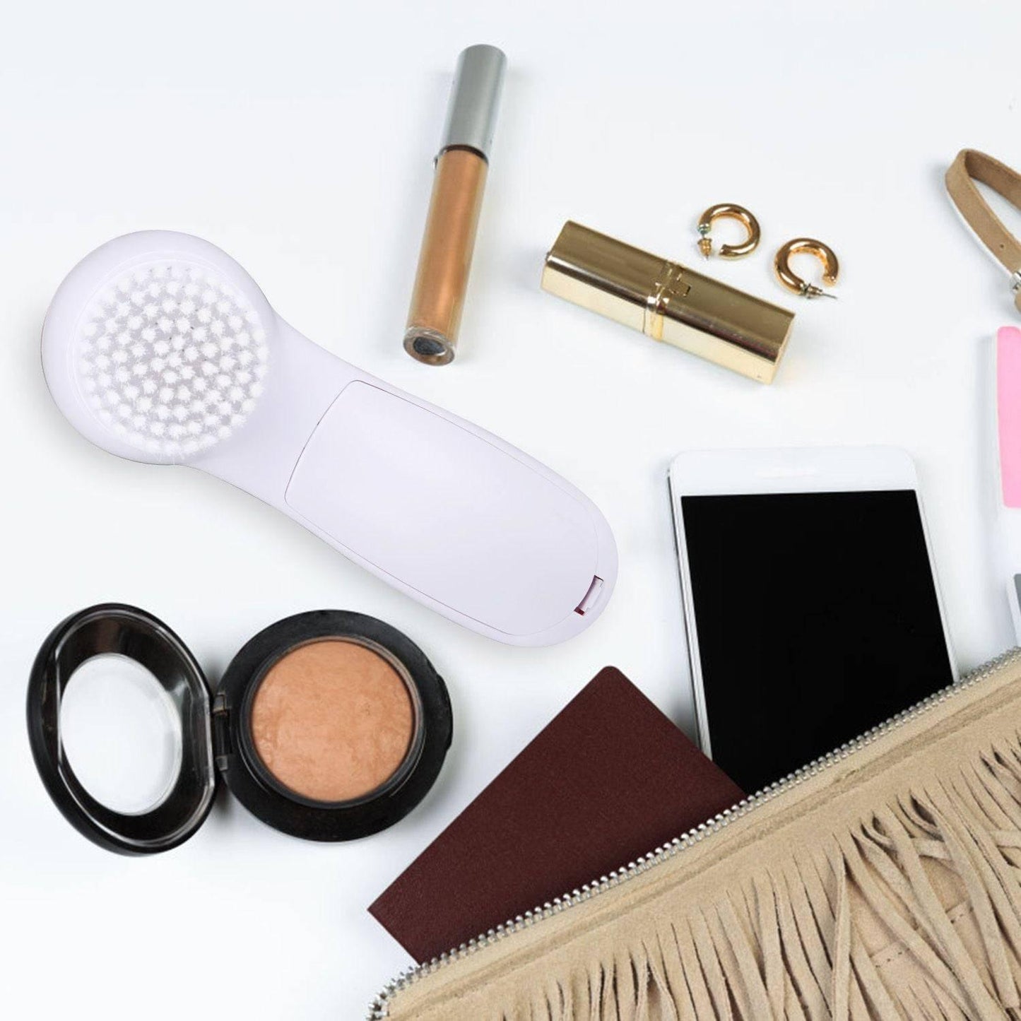 Facial Cleansing Brush Waterproof Face Spin Cleaning Brush with 5 Brush Heads - Clothes For Her Online Store