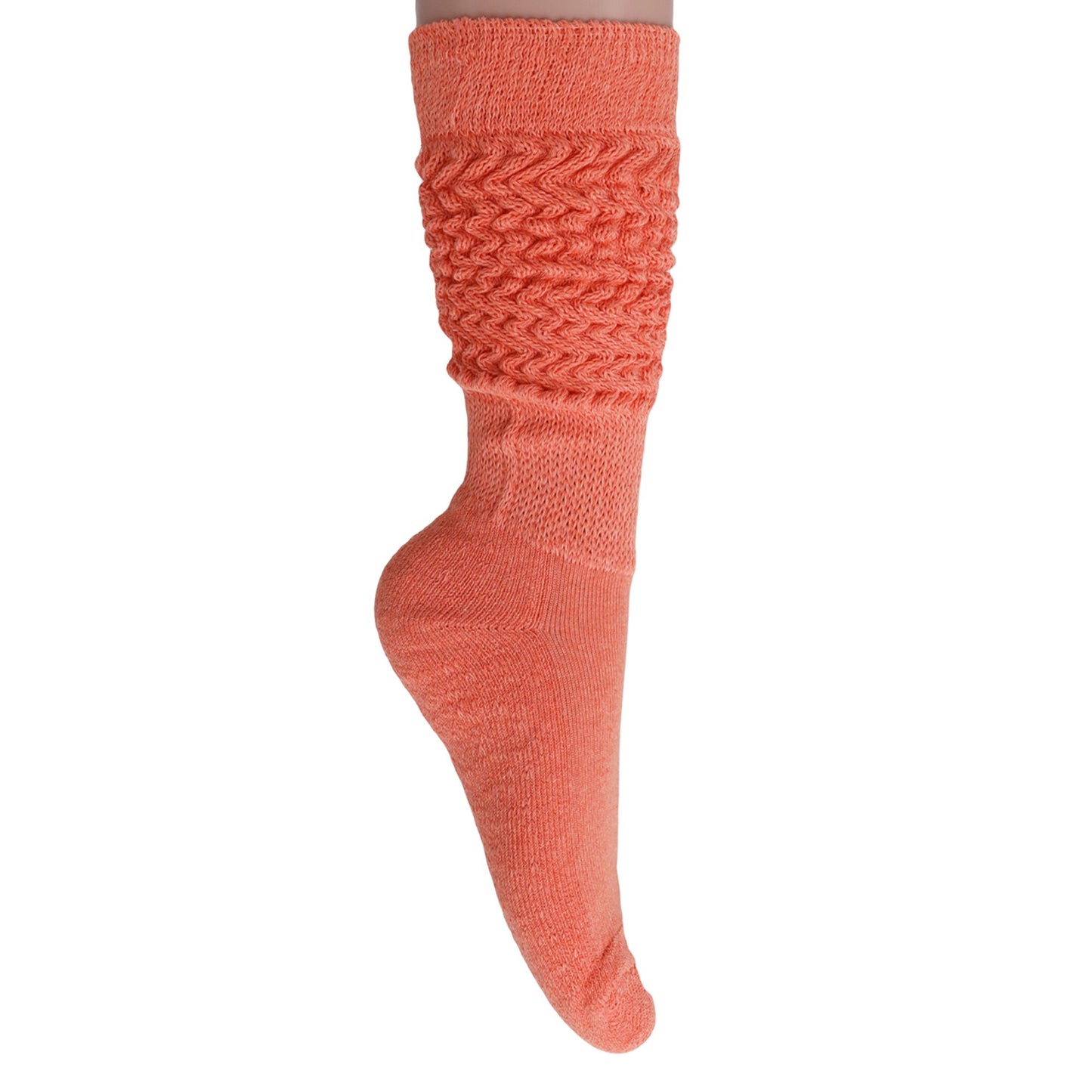 Slouch Socks for Women Extra Long Heavy Slouchy Scrunch Cotton Socks 1 Pair Shoe Size 5 to 10