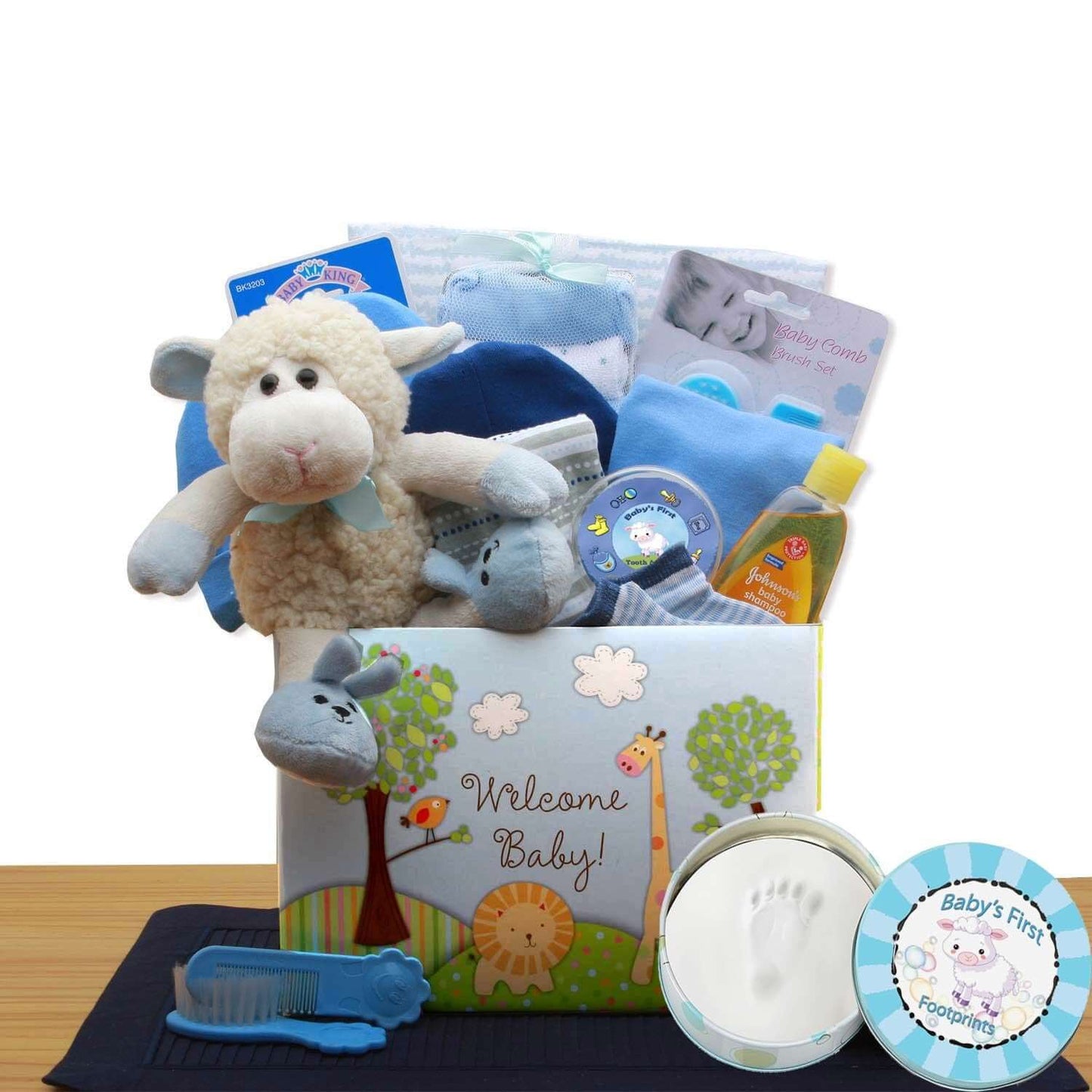 Welcome New Baby Gift Box - Blue